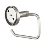 LUCID PIN - Brushed Nickel Toilet Paper Holder