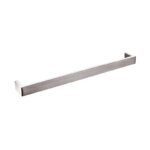 IVANO - 600mm Brushed Nickel Single Towel Rail