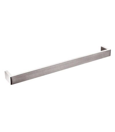 IVANO - 600mm Brushed Nickel Single Towel Rail