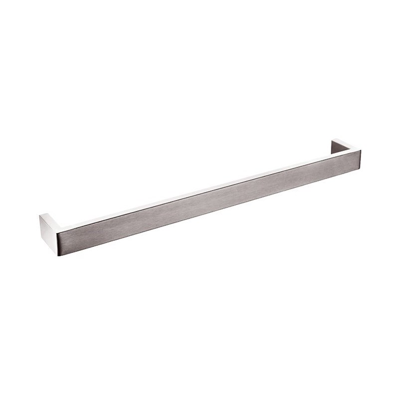 IVANO - 600mm Brushed Nickel Single Towel Rail 1 IVANO - 600mm Brushed Nickel Single Towel Rail