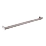 IVANO - 800mm Brushed Nickel Single Towel Rail