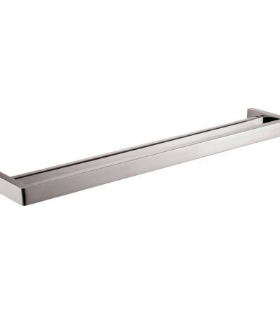 IVANO - 800mm Brushed Nickel Double Towel Rail