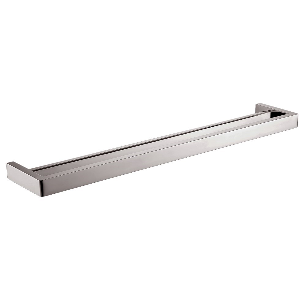 IVANO - 800mm Brushed Nickel Double Towel Rail 1 IVANO - 800mm Brushed Nickel Double Towel Rail