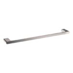 VOG - 800mm Brushed Nickel Single Towel Rail