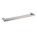 VOG - 800mm Brushed Nickel Double Towel Rail