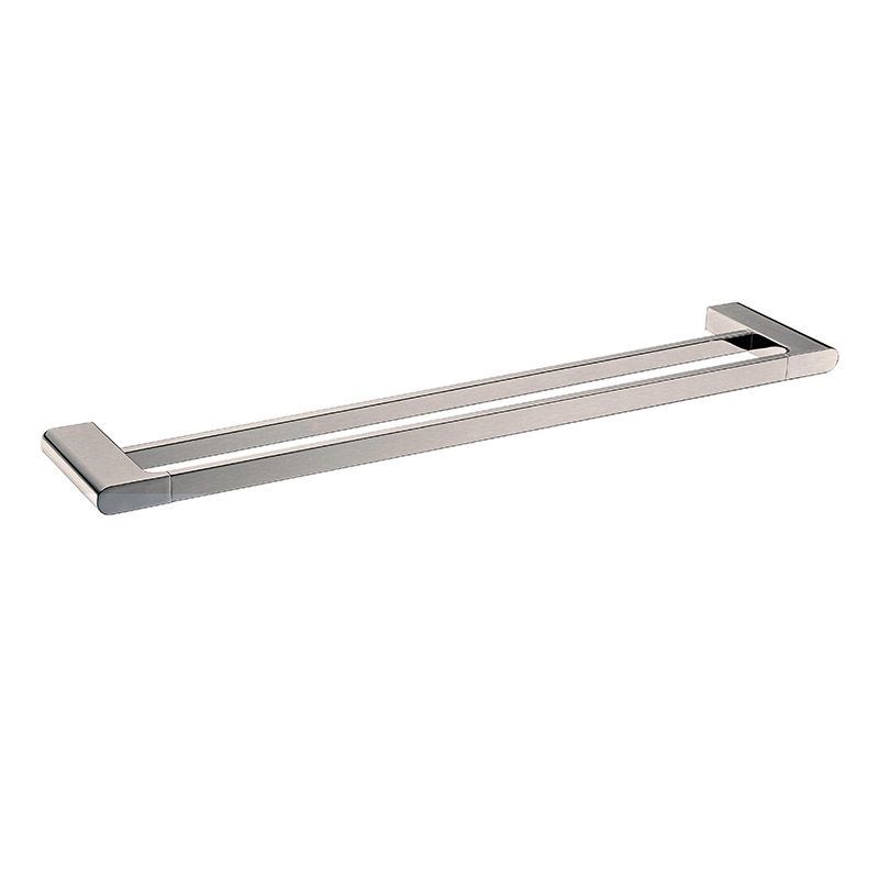 VOG - 800mm Brushed Nickel Double Towel Rail 1 VOG - 800mm Brushed Nickel Double Towel Rail