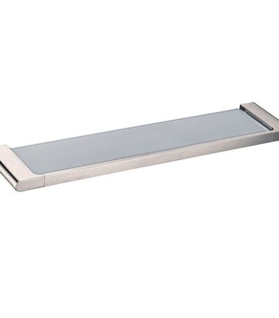 VOG - Brushed Nickel Glass Shelf