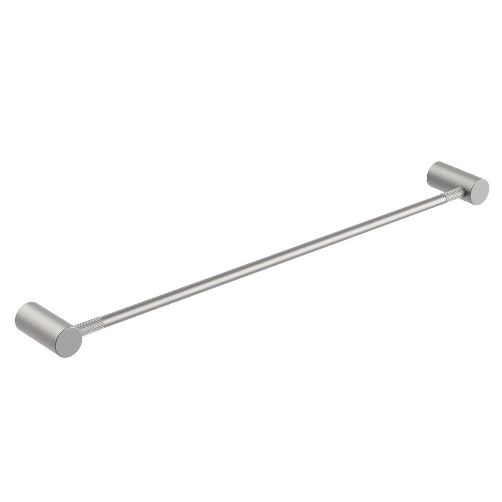 CADDENCE - 600mm Brushed Nickel Single Towel Rail 1 CADDENCE - 600mm Brushed Nickel Single Towel Rail