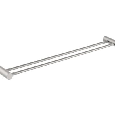 CADDENCE - 600mm Brushed Nickel Double Towel Rail