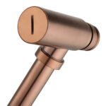 Round Brushed Copper Bottle Trap G1 1/2"