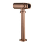 Round Brushed Copper Bottle Trap G1 1/2"