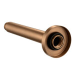 Round Brushed Copper Ceiling Shower Arm 200mm