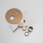 LUCID PIN Series Brushed Copper Diverter Mixer Trim Kit (match CLPD)