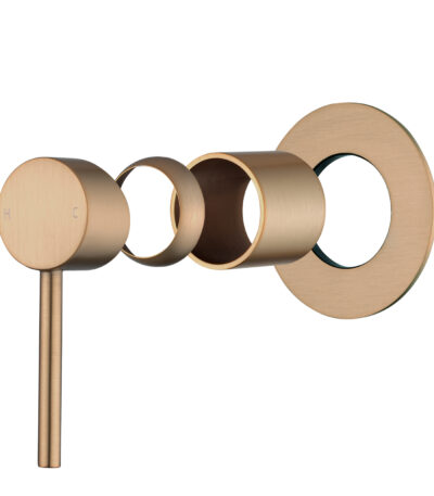 LUCID PIN Brushed Copper Wall Mixer Trim Kit Only (match CLPM)