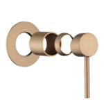 LUCID PIN Brushed Copper Wall Mixer Trim Kit Only (match CLPM)
