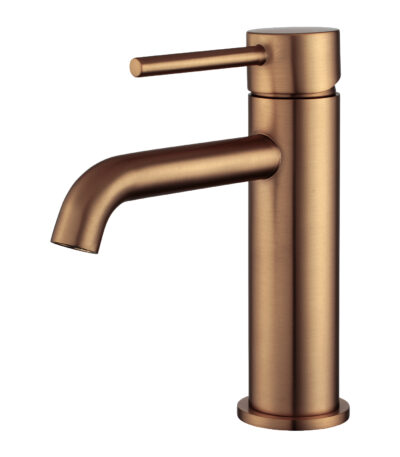 LUCID PIN - Brushed Copper Basin Mixer