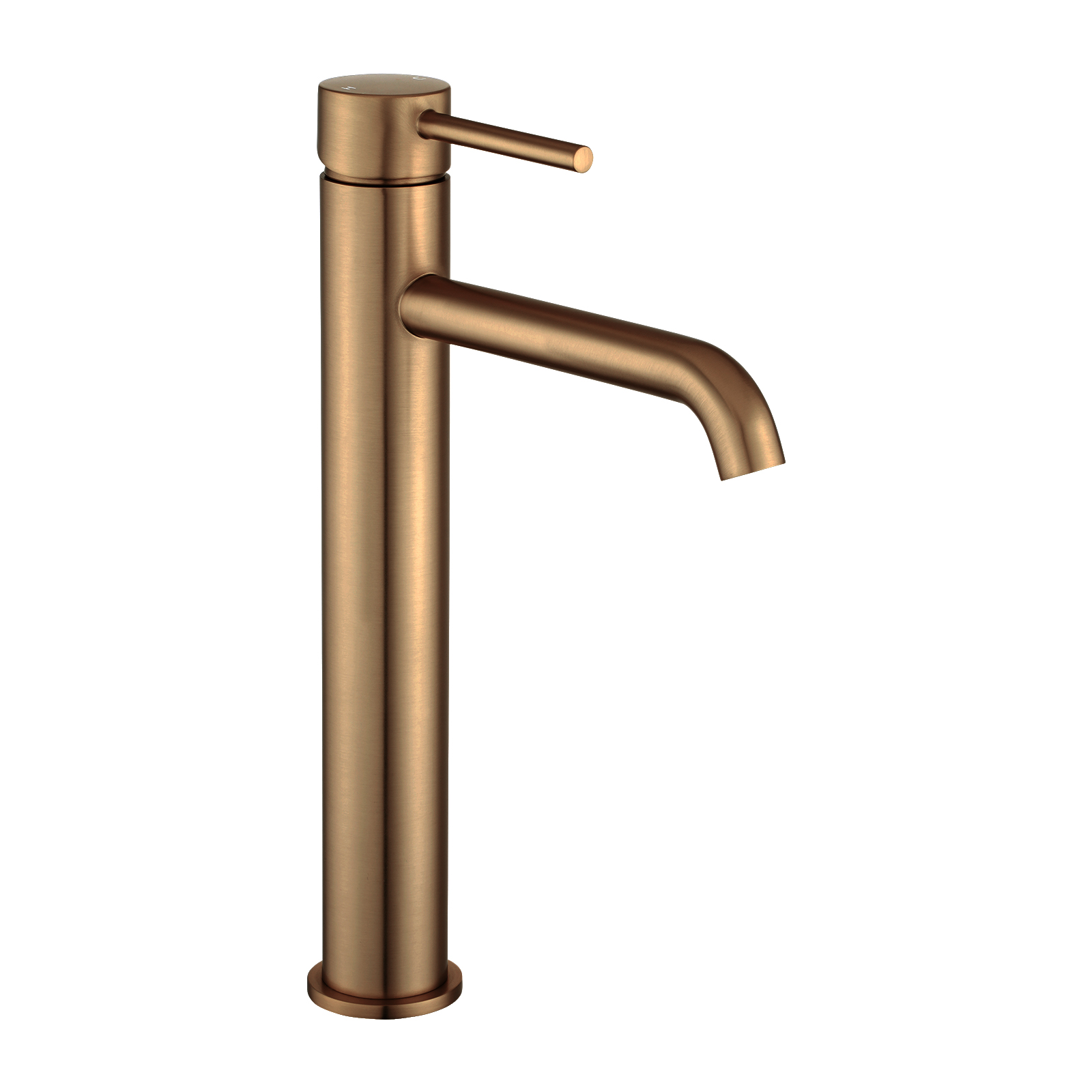 LUCID PIN Series Round Brushed Copper Tall Basin Mixer 1 LUCID PIN Series Round Brushed Copper Tall Basin Mixer