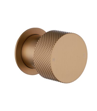 MOON Series Round Brushed Copper Wall Mixer Handle(match CLPM)
