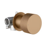 MOON Series Round Brushed Copper Wall Mixer Handle(match CLPM)