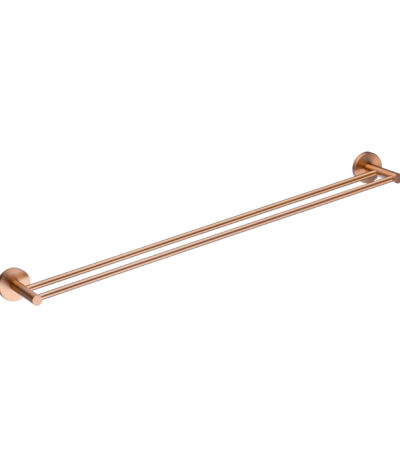 LUCID PIN - Brushed Copper Cuttable Double Towel Rail