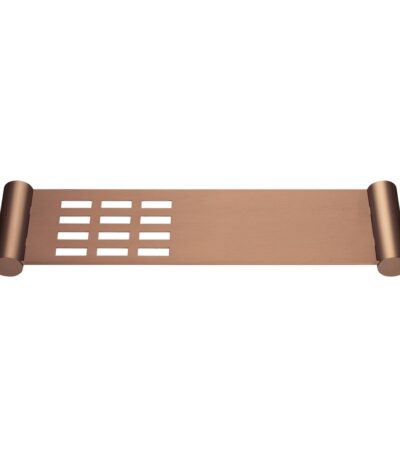 LUCID PIN Series Brushed Copper Stainless Steel Towel Shelf