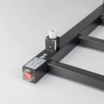 Brushed Gunmetal Heated Towel Rack 6 Bars