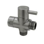 Brushed Gunmetal Bidet Diverter