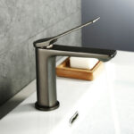 RUSHY - Brushed Gunmetal Basin Mixer