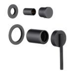 CADDENCE Series Gunmetal Diverter Mixer Trim Kit With Separate Cover Plate (match CLPD)
