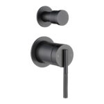 CADDENCE Series Gunmetal Diverter Mixer Trim Kit With Separate Cover Plate (match CLPD)