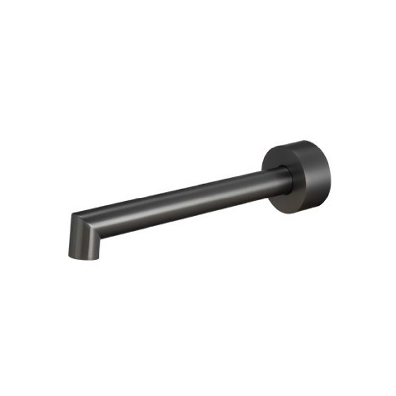 CADDENCE Series 200mm Brushed Gun Metal Grey Bathtub/Basin Wall Spout 1 CADDENCE Series 200mm Brushed Gun Metal Grey Bathtub/Basin Wall Spout