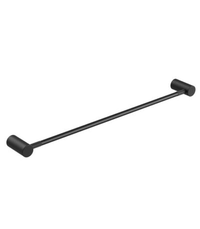 CADDENCE - 600mm Brushed Gunmetal Single Towel Rail