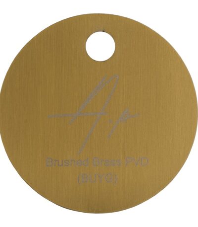Brushed Brass Color Sample