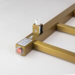 Brushed Brass Heated Towel Rack 4 Bars