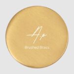 Brushed Brass Color Sample