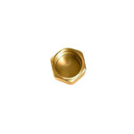 Brushed Brass Outlet Stop Cap for BUYG001.ST