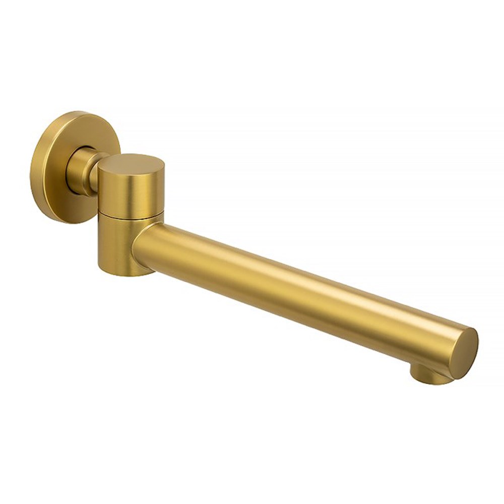Brushed Brass Swivel Spout 1 Brushed Brass Swivel Spout