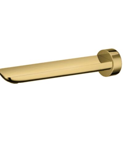 RUSHY Series 180mm Brushed Brass Bathtub/Basin Wall Spout