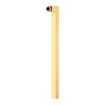 400mm Brushed Brass Wall Shower Arm