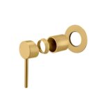 LUCID PIN Brushed Brass Wall Mixer Trim Kit Only (match CLPM)