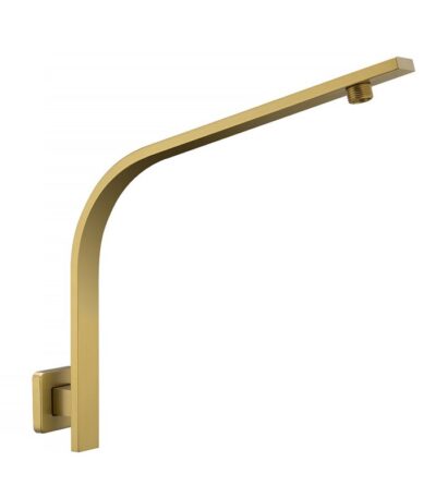 Brushed Brass Wall Shower Arm