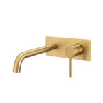 LUCID PIN Series Brushed Brass Spout Mixer Trim Kit Only (match CLPS)