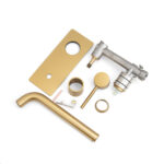 LUCID PIN - Brushed Brass Spout Mixer