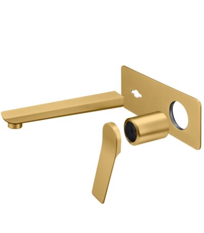 RUSHY Series Brushed Brass Spout Mixer Trim Kit Only (match CLPS)