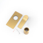 RUSHY Series Brushed Brass Wall Mixer Trim Kit (match CLPM)