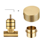 Progressive Light Brushed Brass Handle