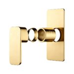 IVANO Series Brushed Brass Wall Mixer Trim Kit(match CLPM)