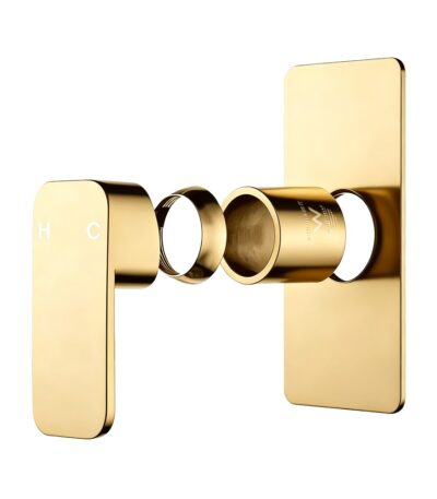IVANO Series Brushed Brass Wall Mixer Trim Kit(match CLPM)
