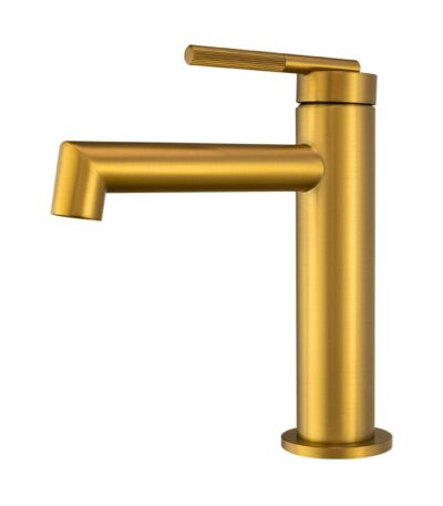 CADDENCE - Brushed Brass Basin Mixer