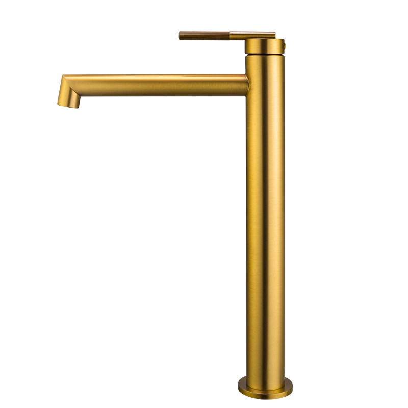 CADDENCE - Brushed Brass Basin Mixer 1 CADDENCE - Brushed Brass Basin Mixer